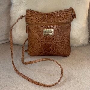 Marc Fisher Faux Crocodile Vegan Leather Crossbody Bag Purse